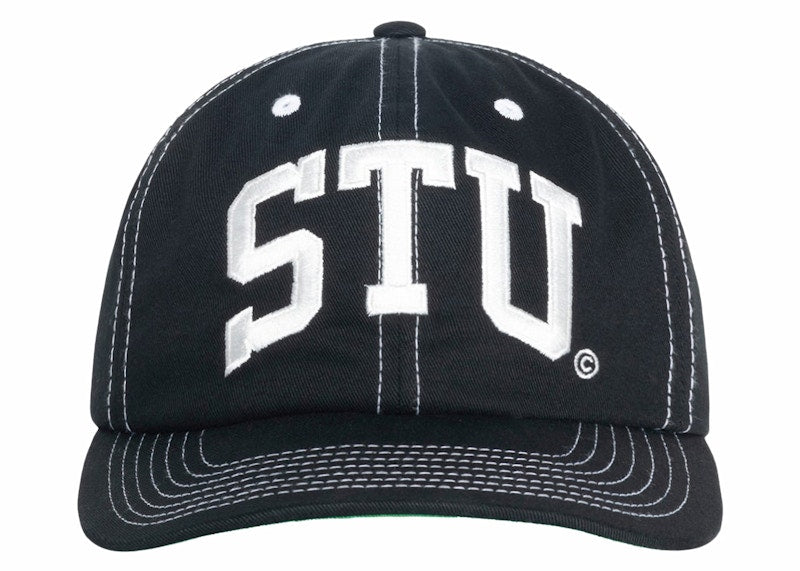 Stussy Mid-Depth Stu Arch Strapback Black
