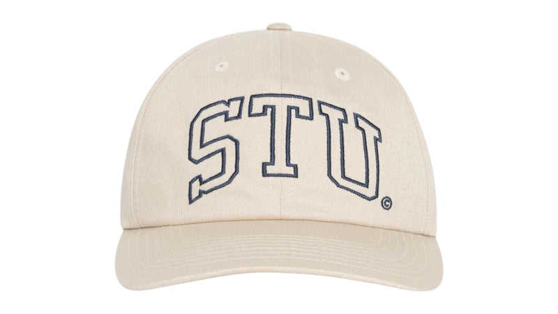 Stussy Mid-Depth Stu Arch Strapback Natural