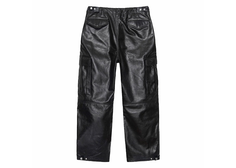 Stussy Military Cargo Leather Pant Black