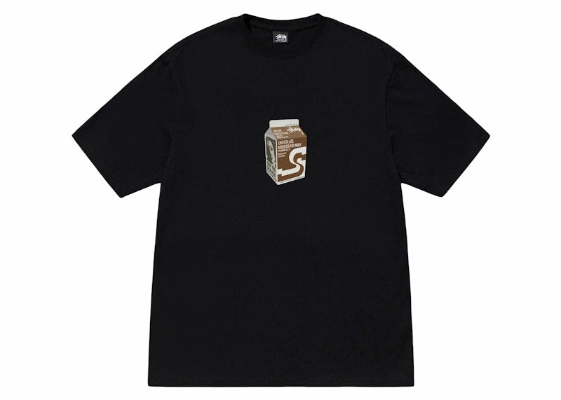 Stussy Milk Tee Black