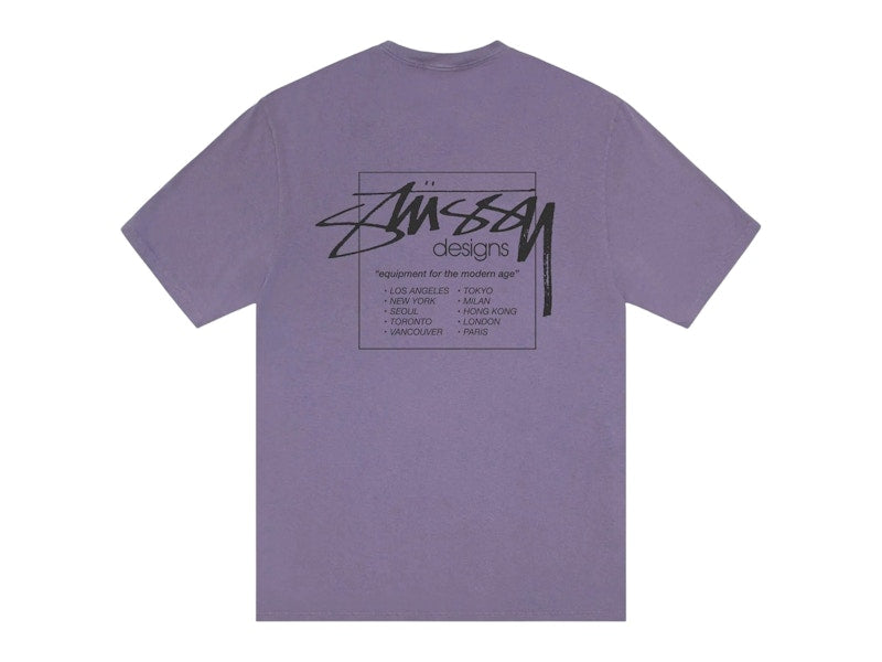 Stussy Modern Age Pigment Dyed Tee Grape