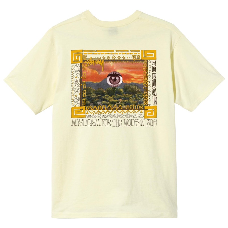 Stussy Mojave T-shirt Pale Yellow