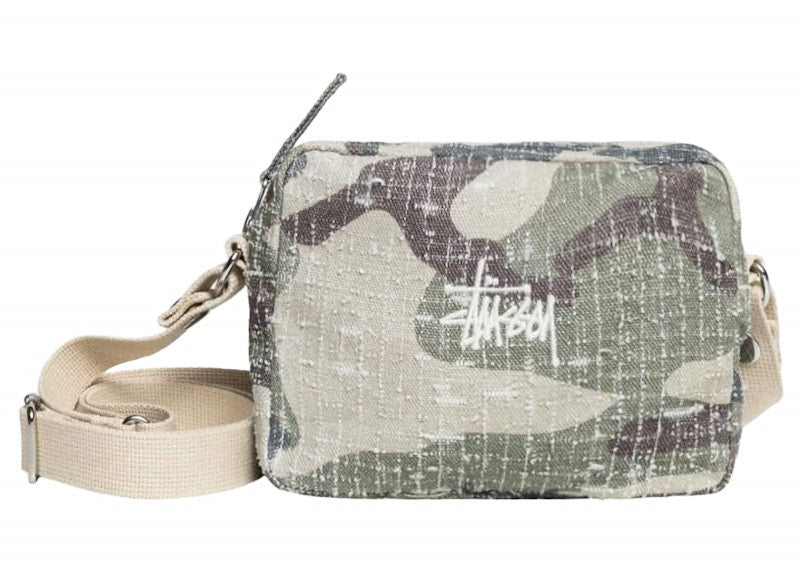 Stussy Needle Punch Side Pouch Camo