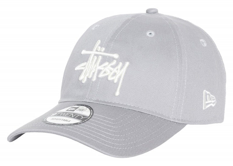 Stussy New Era 9Twenty Basic Strapback Grey