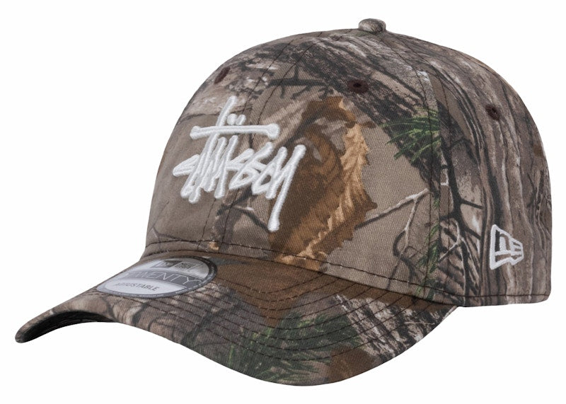 Stussy New Era 9Twenty Basic Strapback Real Tree Edge