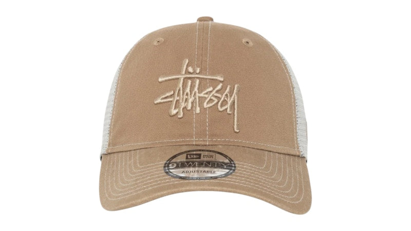 Stussy New Era 9Twenty Tonal Basic Trucker Khaki
