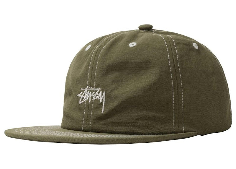 Stussy Nylon OX Stock Cap Olive