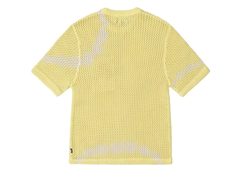 Stussy O'Dyed Mesh Crew Tee Tie Dye/Yellow