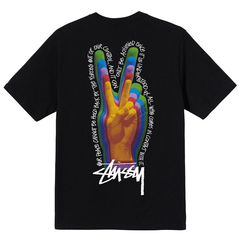 Stussy Peace Sign T-shirt Black