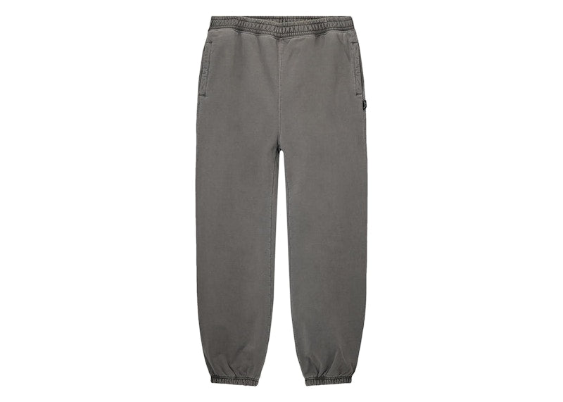 Stussy Pigment Dyed Fleece Pant Charcoal