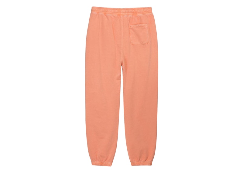 Stussy Pigment Dyed Fleece Pant Coral