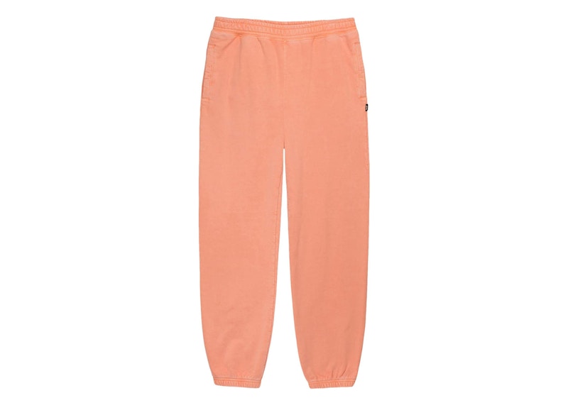 Stussy Pigment Dyed Fleece Pant Coral