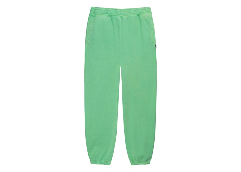 Stussy Pigment Dyed Fleece Pant Green