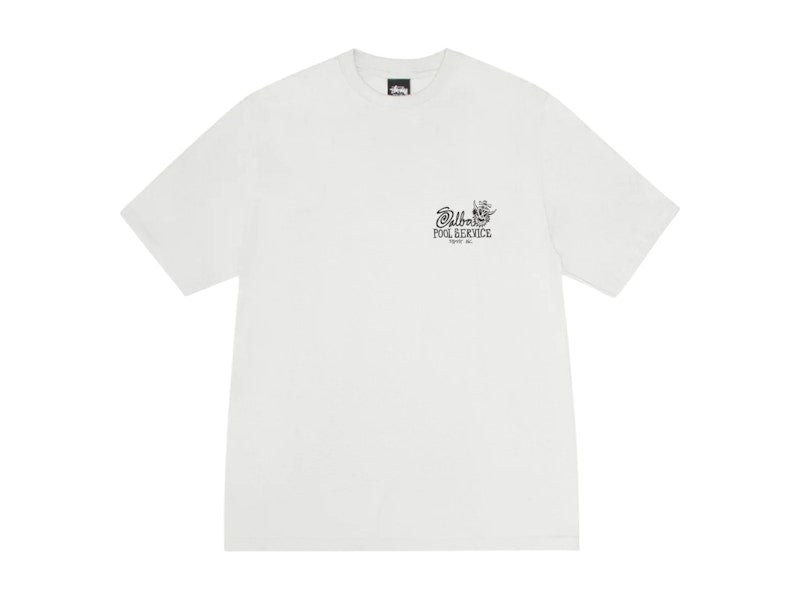 Stussy Pool Service Pigment Dyed Tee Natural