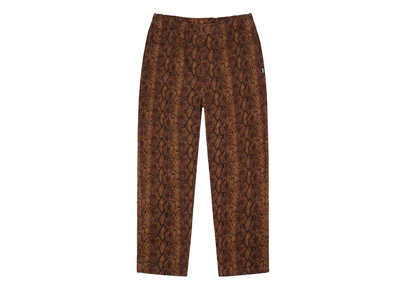 Stussy Python Beach Pant Brown