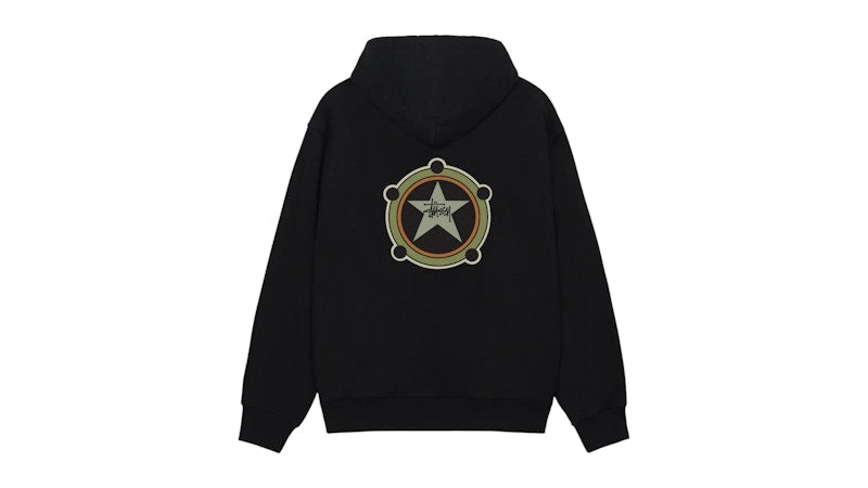 Stussy Ranger Zip Hoodie Black