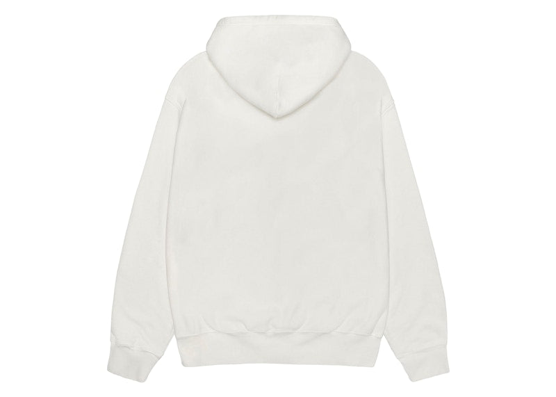 Stussy Rasta Lion Zip Pigment Dyed Hoodie Natural