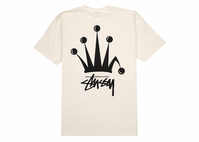 Stussy Regal Crown Pigment Dyed T-shirt Natural