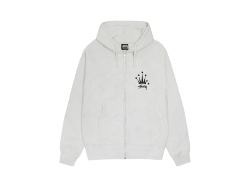 Stussy Regal Crown Zip Hoodie Fog