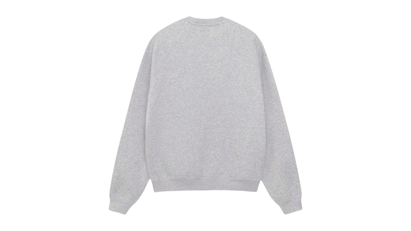 Stussy Relaxed Crew Grey Heather