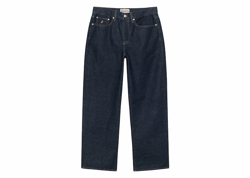 Stussy Relaxed Denim Jean Rinsed Indigo
