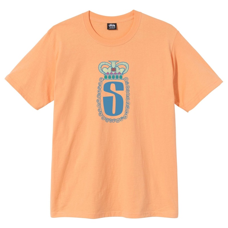 Stussy S Crown T-shirt Peach