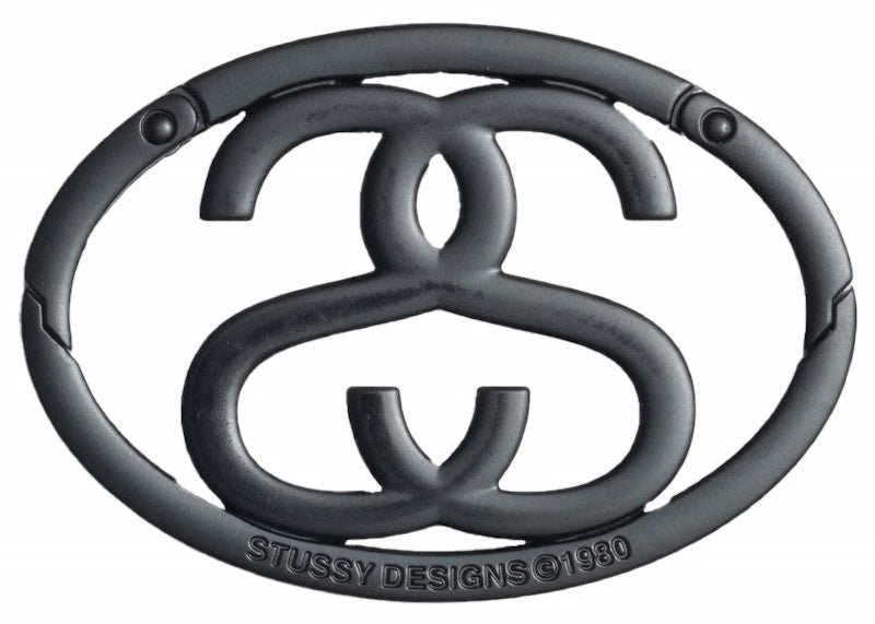 Stussy SS Link Carabiner Matte Black