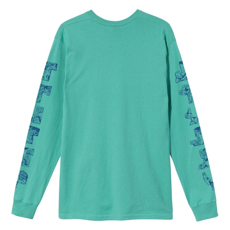 Stussy Sculptures L/S T-shirt Green