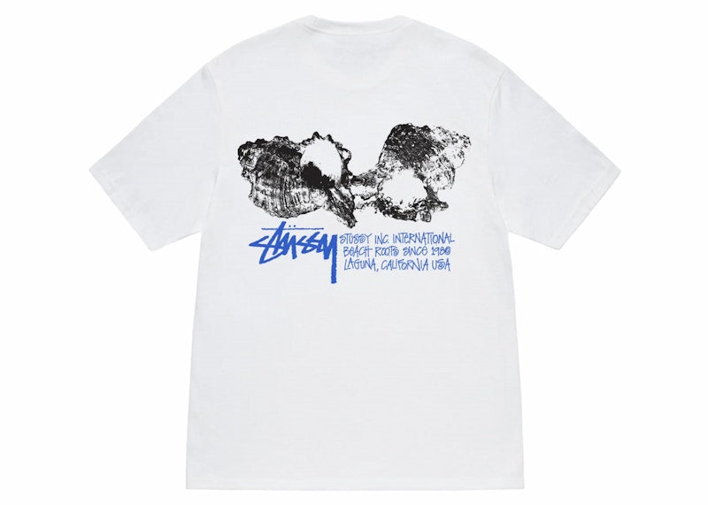 Stussy Shells Tee White