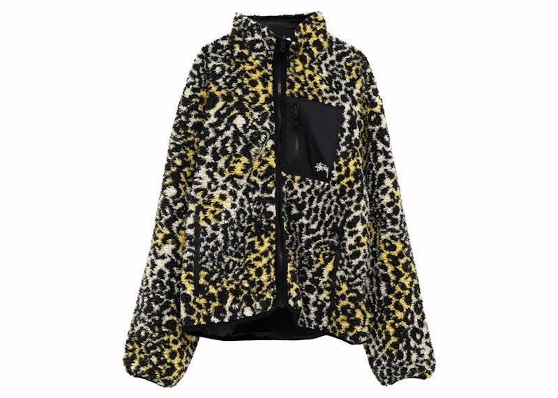 Stussy Sherpa Reversible Jacket Yellow