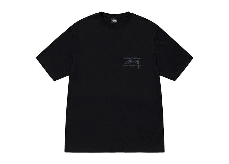 Stussy Smooth International T-shirt Black