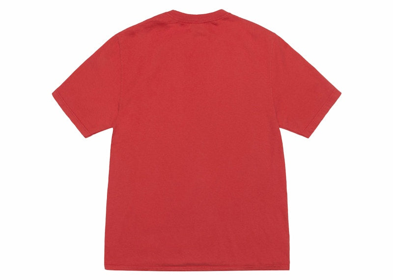 Stussy Smooth Stock Pigment Dyed Tee Guava