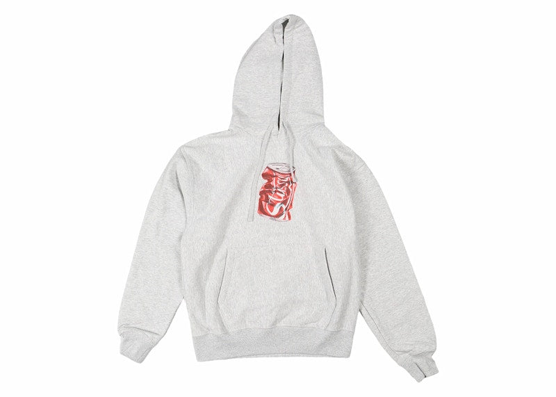 Stussy Soda Can Hoodie Ash Heather