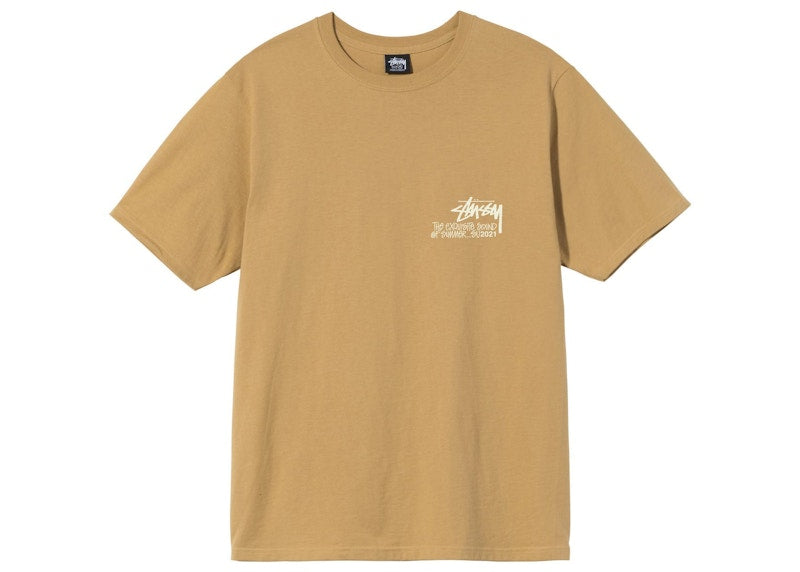 Stussy Sound Of Summer Tee Khaki