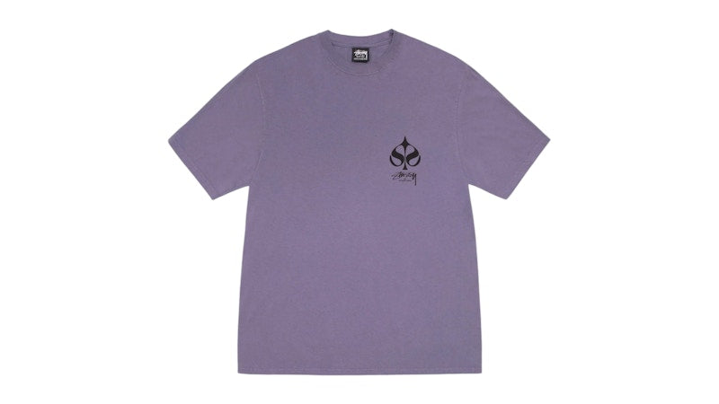Stussy Spade Pigment Dyed Tee Grape