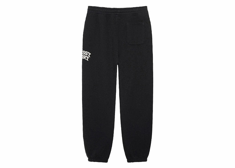 Stussy Sport Crackle Fleece Pant Washed Black