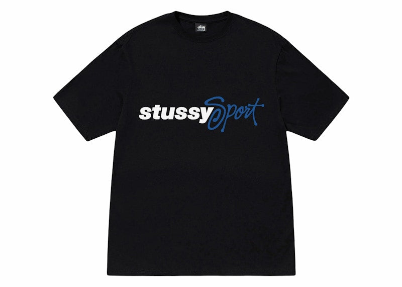 Stussy Sport Script Tee Black