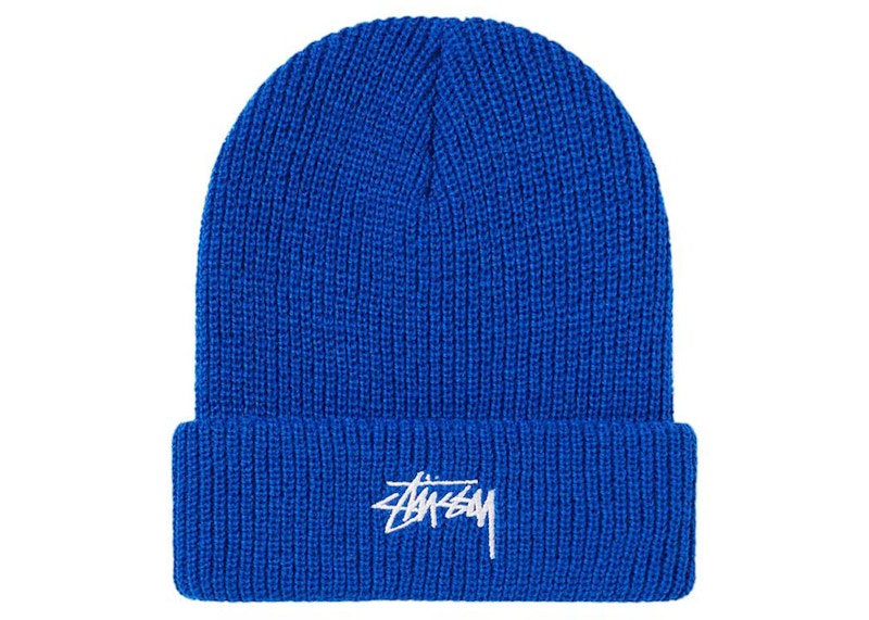 Stussy Stock Cuff Beanie Royal Blue