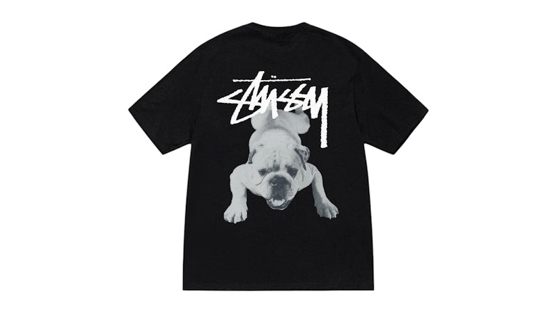 Stussy Stock Dog Tee Black