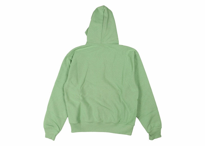 Stussy Stock Logo Zip Hoodie Zephyr Green