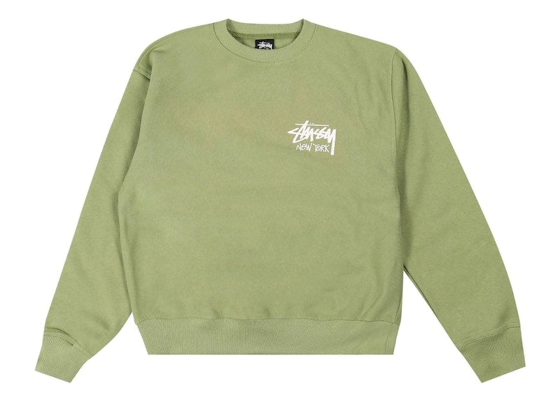 Stussy Stock New York Crew Moss