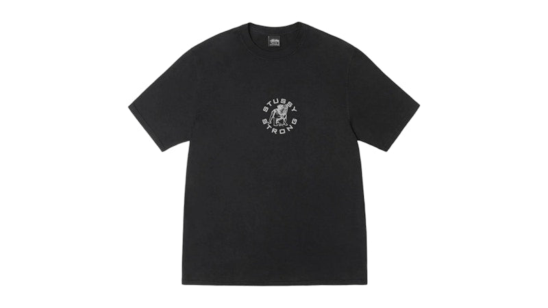 Stussy Strong Mac Pigment Dyed Tee Black