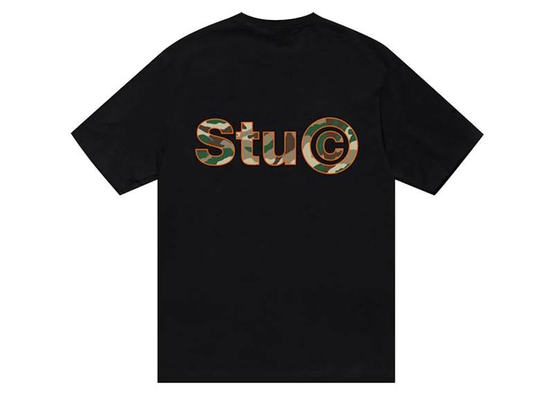 Stussy Stu C. Camo Tee Black