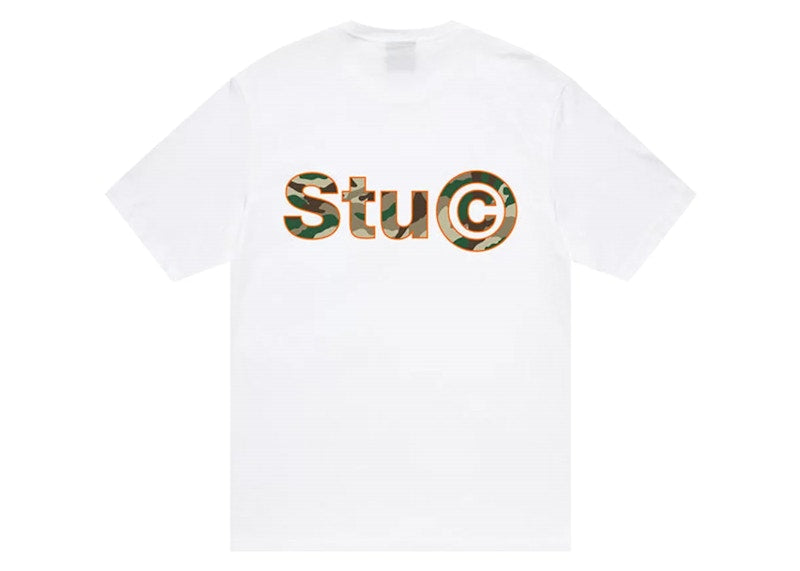 Stussy Stu C Camo Tee White