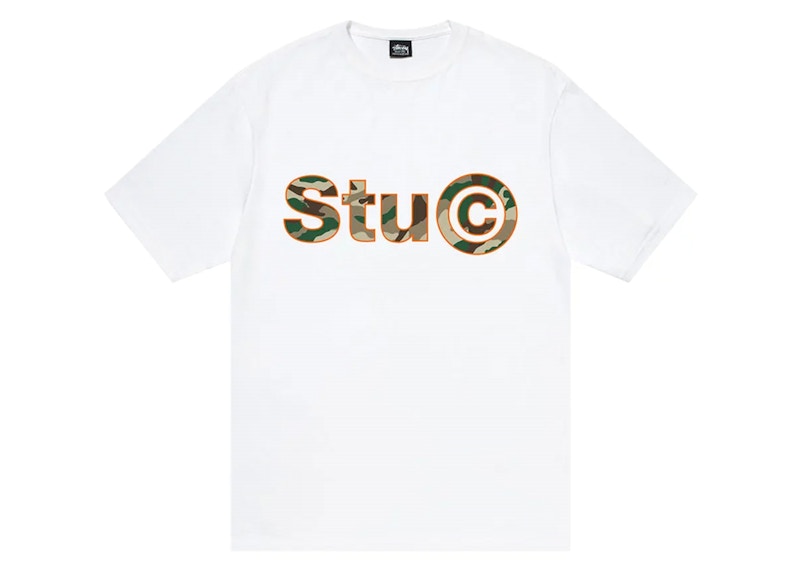 Stussy Stu C Camo Tee White