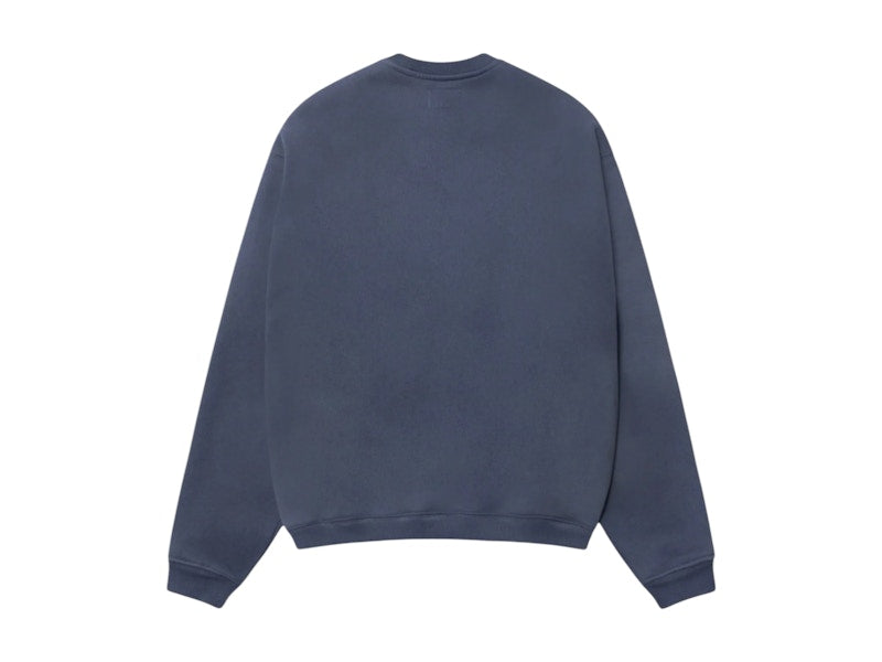 Stussy Stu Relaxed Crew Blue