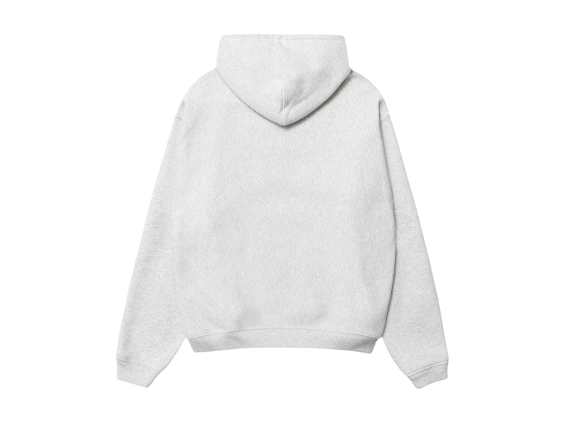 Stussy Stu Relaxed Hoodie Ash Heather