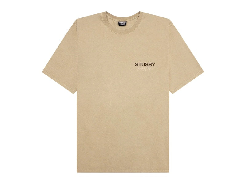 Stussy Surf Club Pigment Dyed Tee Elm
