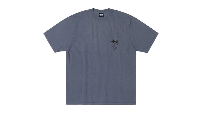 Stussy Swim Out Pigment Dyed Tee Navy