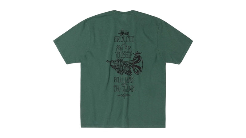 Stussy Swim Out Pigment Dyed Tee Pine
